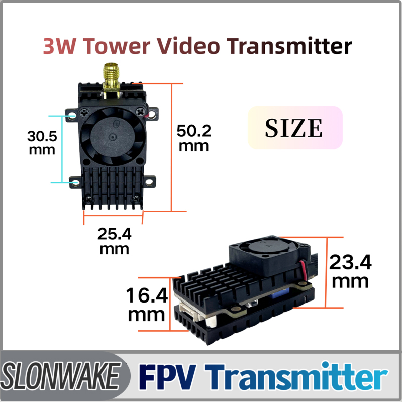 Drone Rc Toy - SLONWAKE 5.8G 3000mW 시뮬레이션 VTX FPV