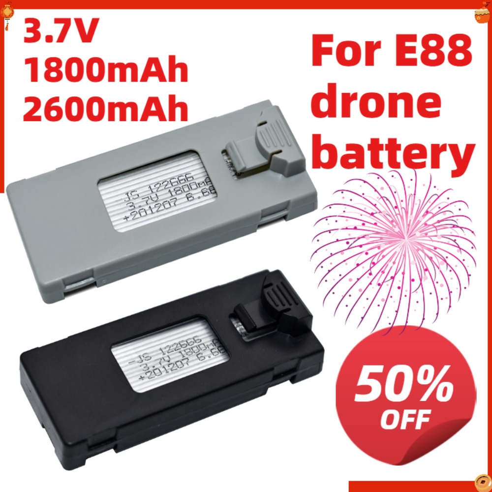 3.7V 1800mAh 2600mAh E88 드론용 리 - Drone E88 Rc Quadcopter 리뷰 및 가격