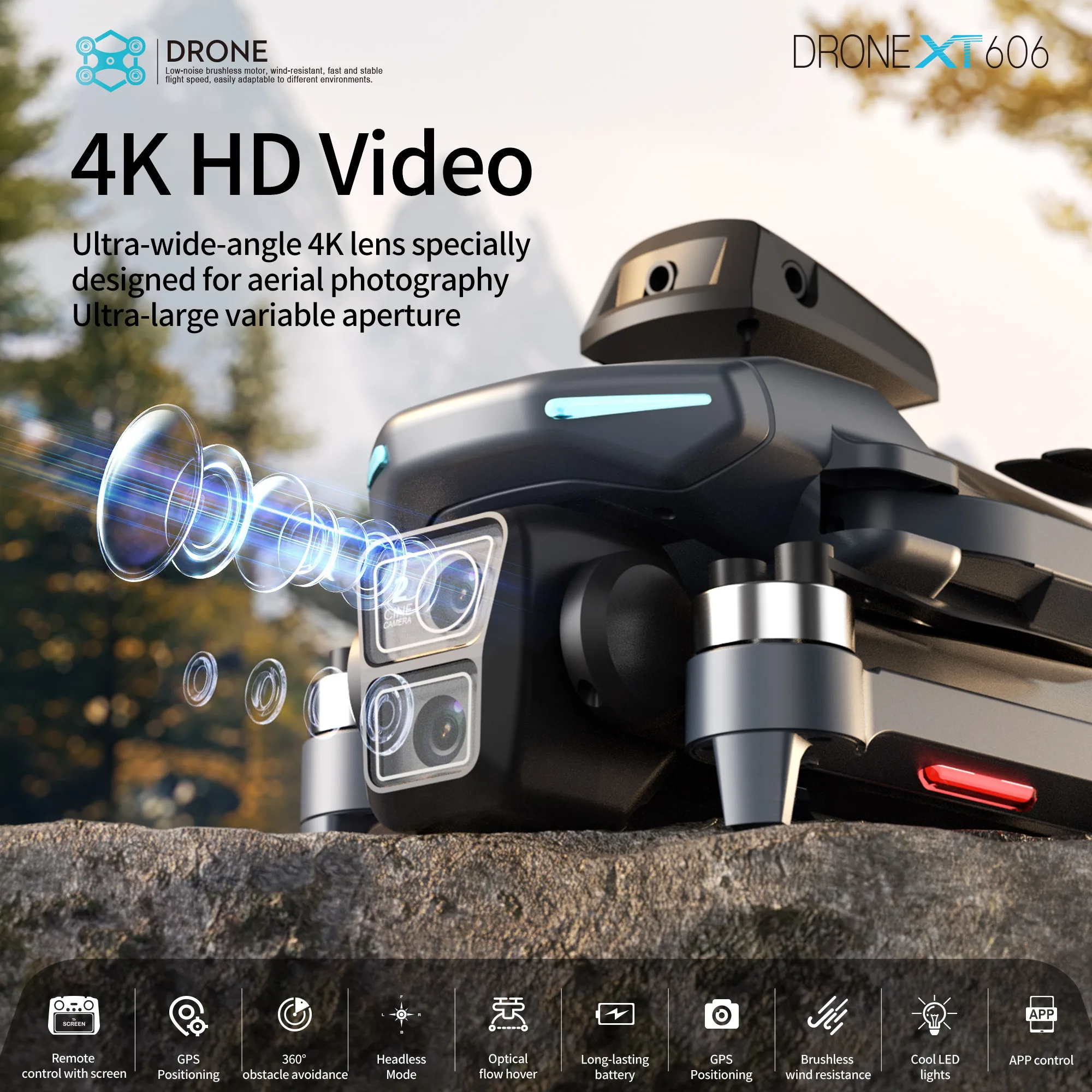 오리지널 XT606 드론 전문가용 8K HD 카메라 5 - Drone Ae Rc 리뷰 및 가격